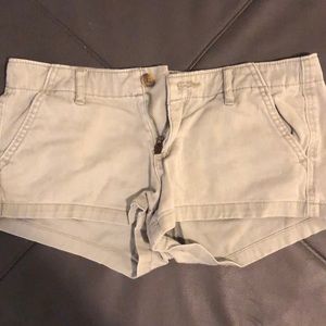 Gray/green Hollister shorts